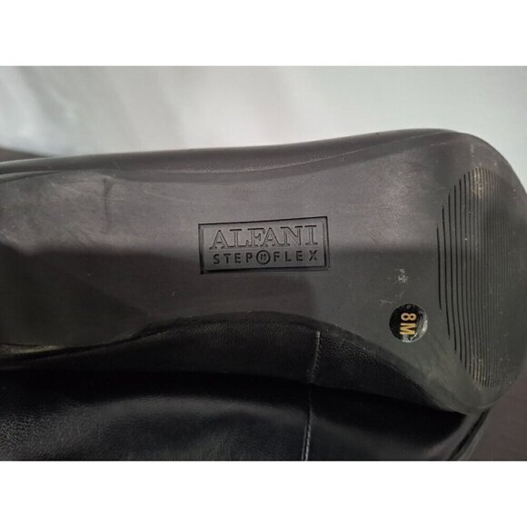 Alfani Step N' Flex Women's Tarah Black Leather Square-Toe Pumps/NWOB, Sz. 8M - Picture 9 of 11
